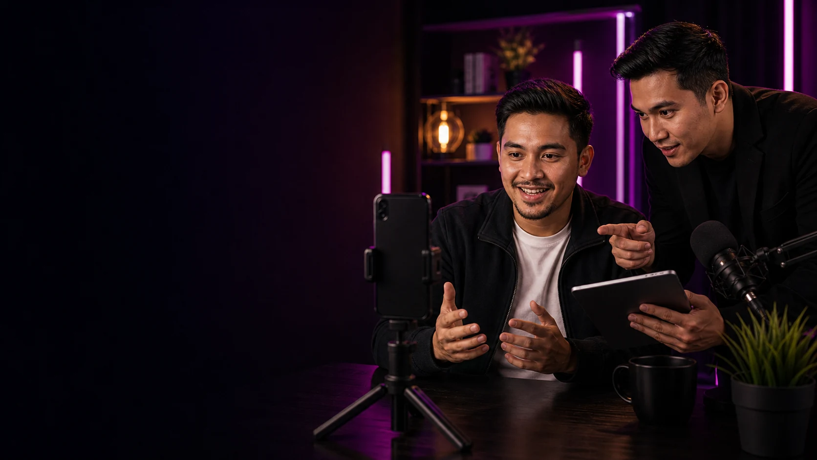 Fazer live sozinho ou com acompanhamento?